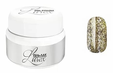 RuNail Гель-лак Lurex (цвет: золото), 5 г 