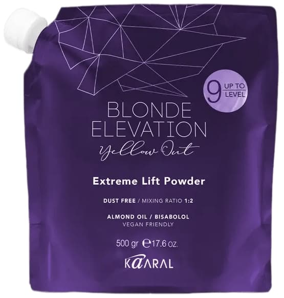 KAARAL Baco Blonde Elevation Bleach Extreme. Обесцвечивающий порошок до 9 тонов 500 гр.