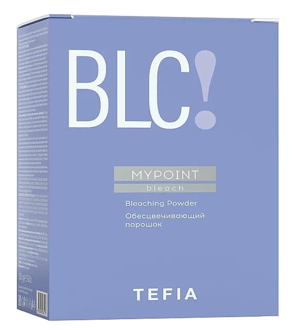 TEFIA MYPOINT Обесцвечивающий порошок 500 гр. голубой