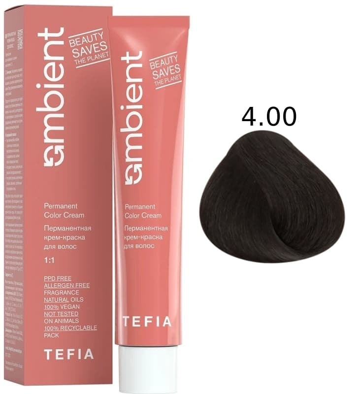 TEFIA AMBIENT 4.00 Брюнет интенсивный натуральный 60 мл