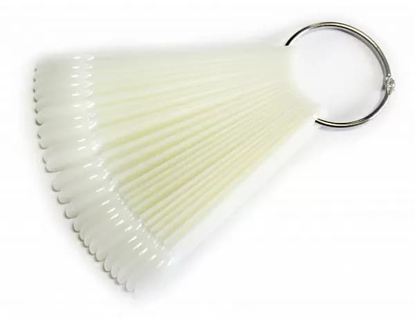 RuNail Палитра веерная матовая, миндалевидная 24 шт., №4454