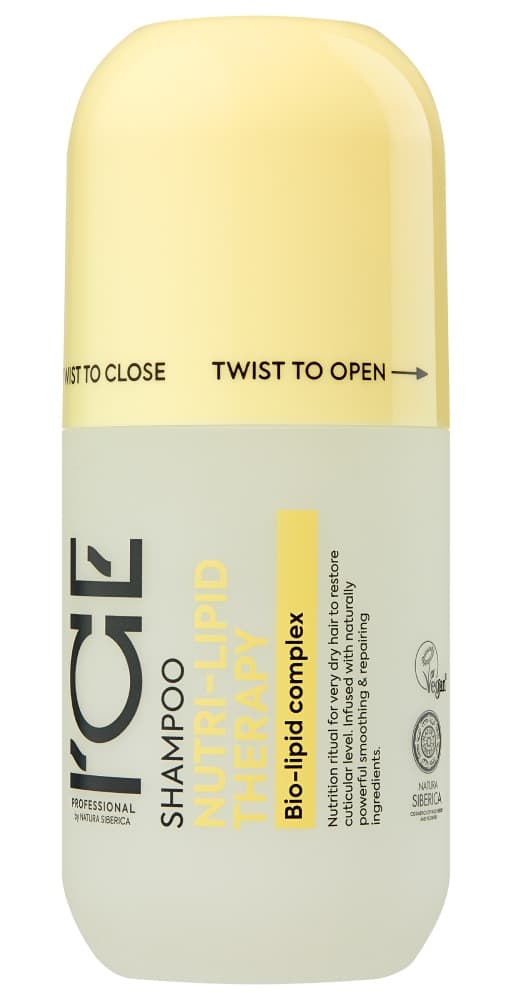 ICE Professional NUTRI-LIPID THERAPY Шампунь для питания и блеска пористых и тусклых волос 250 мл.