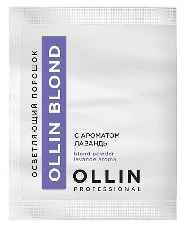 OLLIN BLOND Осветляющий порошок с ароматом лаванды 30г