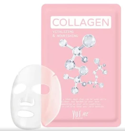 YU.R ME Тканевая маска для лица с коллагеном, 25 гр.