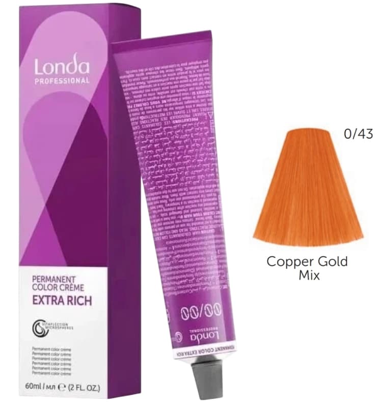 LONDACOLOR 0/43 медно-золотистый микстон