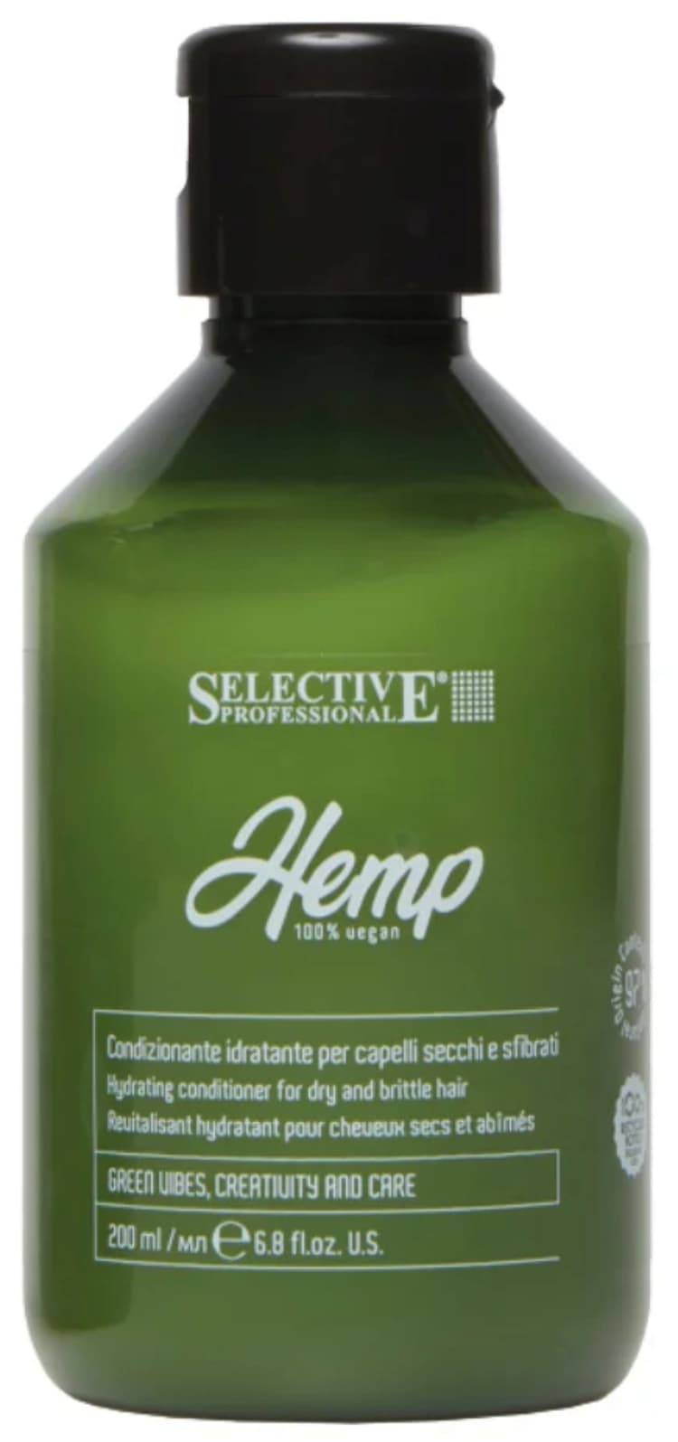 SELECTIVE HEMP Кондиционер увлажняющий для сухих и и ломких волос 200 мл