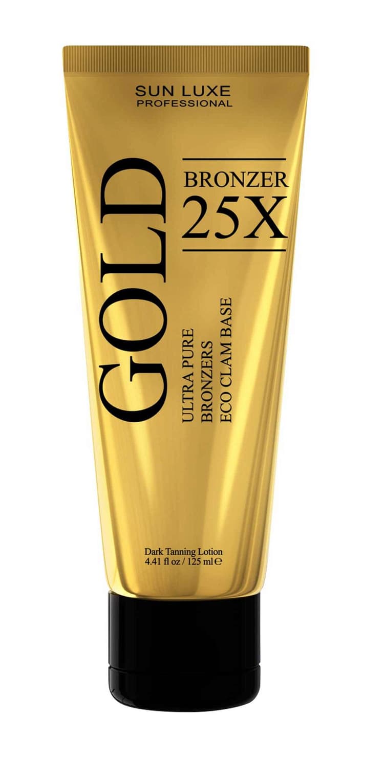 SUN LUXE Крем-ускоритель загара "Gold Bronzer 25x" активизирует выработку собств. меланина, 125 мл.