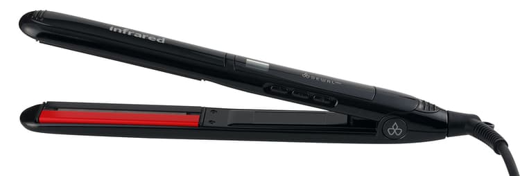 DEWAL Щипцы-выпрямители INFRARED 25х110мм, керамико-турмалиновое покрытие, терморегулятор, 45W
