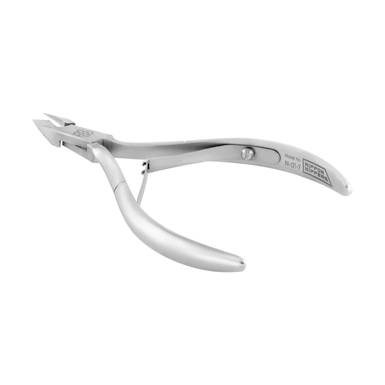 Nippon Nippers Кусачки для кутикулы (Двойная пружина. Матовые) 7 мм.