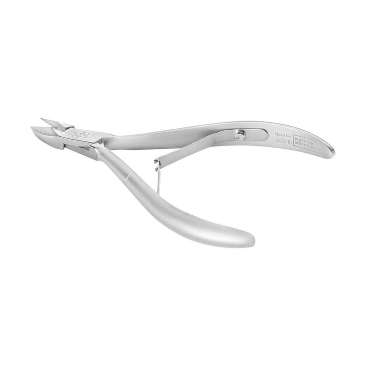 Nippon Nippers Кусачки для кутикулы (Двойная пружина. Матовые) 10 мм.